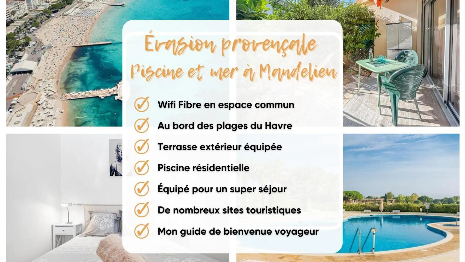 Apartment Evasion Provencale - Piscine Et Mer A Mandelieu
